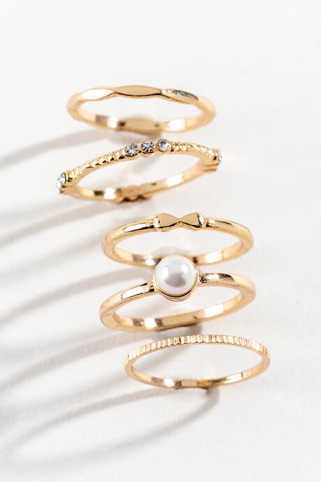 Francesca's Amaya Pearl Band Set - Pearl
