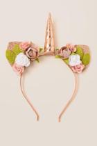 Francescas Sutton Floral Caticorn Headband - Pink