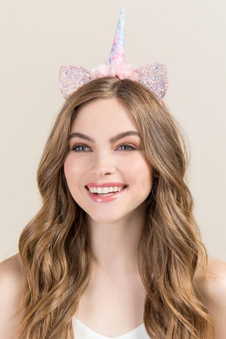 Francescas Sade Mermaid Caticorn Headband - Light Blue