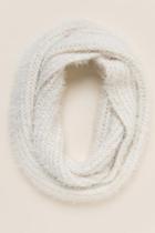 Francesca's Laureen Eyelash Knit Loop Scarf - Ivory