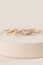 Francesca Inchess Angie Cz Cluster Rings - Gold