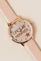 Francesca's Let's Be Mermaids Star Watch - Rose/gold