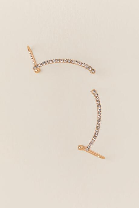 Francesca's Robyn Pav Crawler Cuff Stud Earring - Crystal