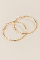 Francesca Inchess Catalonia Large Gold Hoops - Gold