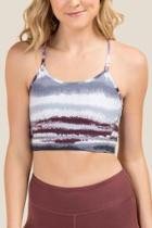 Francesca Inchess Alisa Zen Crop Top - Gray