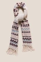 Francesca's Aspen Lurex Knit Scarf - Multi