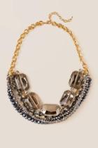 Francesca Inchess Aubry Beaded Statement Necklace - Black