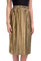 Francescas Anissa Midi Skirt - Gold