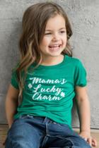 Francesca's Lucky Charm Child's Graphic Tee - Green