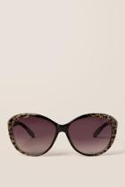 Francescas Chant Cat Eye Sunglasses - Brown