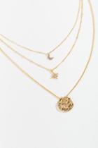 Francesca's Ainsley Layered Moon Necklace - Gold
