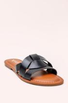 Very G Yara Strapped Slide - Black