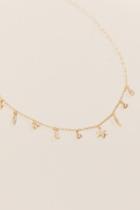 Francesca's Rita Cubic Zirconia Charm Necklace - Gold
