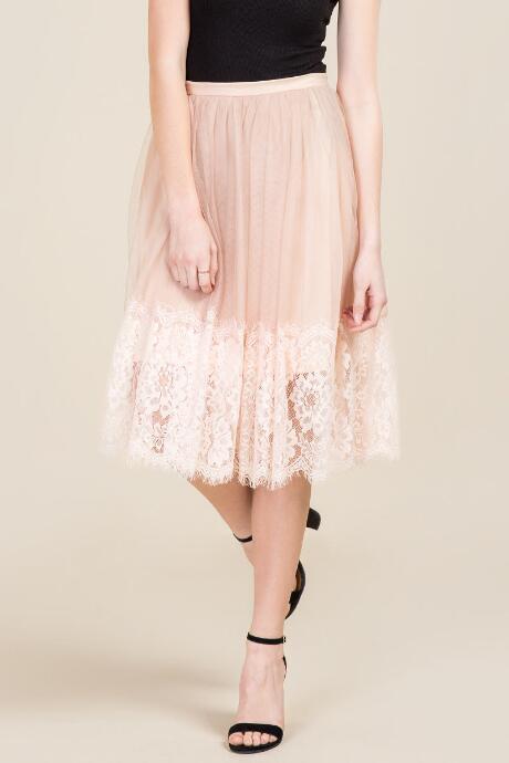Mi Ami Lillianna Tulle Skirt - Pink