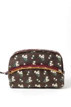 Francesca Inchess Deb Daisies Cosmetic Bag - Brown