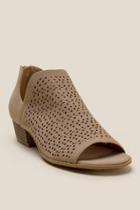 Restricted Draven Peep Toe Shootie - Taupe