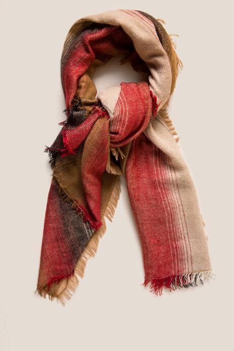Francesca Inchess Leslie Striped Blanket Scarf - Multi