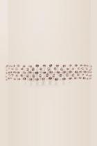 Francesca's Everly Illusion Tattoo Choker In Smoke - Gray