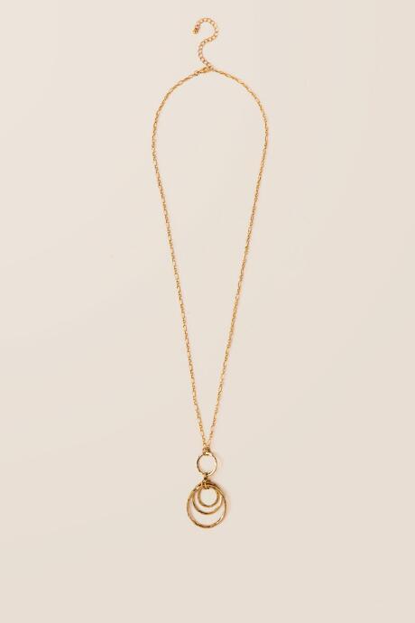 Francesca's Auburn Pendant Necklace - Gold