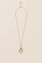 Francesca's Auburn Pendant Necklace - Gold