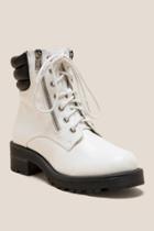 Francesca Inchess Mia Morrigan Combat Boot - White