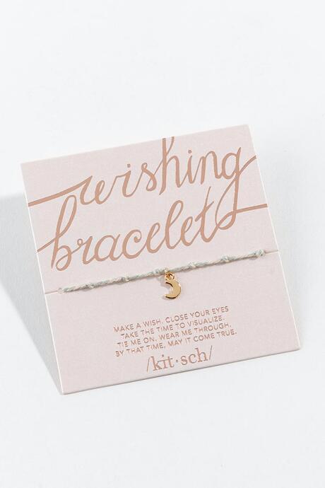 Kitsch Moon Wishing Bracelet - Mint