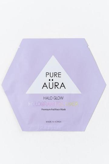 Francesca's Halo Glow Hologram Foil Face Mask