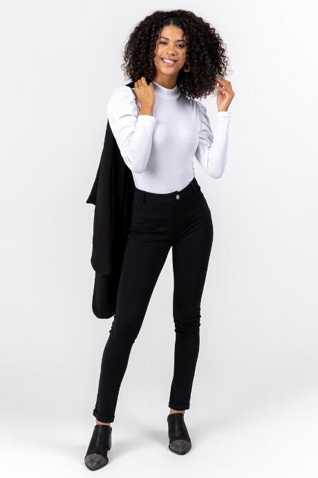 Francesca's Justina Ponte Pants - Black