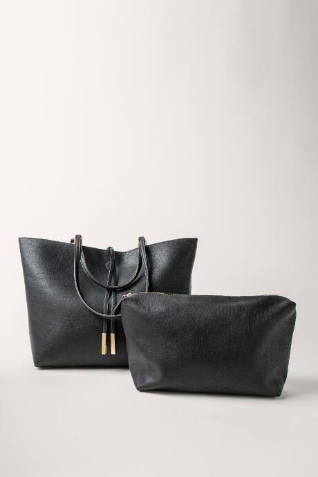 Francesca's Frances Tote - Black