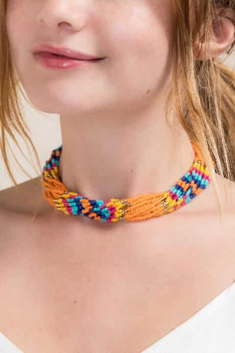 Francesca's Mabul Beaded Choker