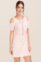 Alya Pippa Wrap Knot Dress - Blush