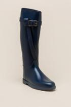 Dirty Laundry Rise Up Belted Rainboot - Navy