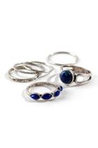 Francesca's Veronica Amazonite Ring Set - Blue