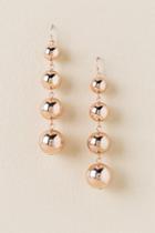 Francesca's Whitney Bauble Ball Drop Earring In Rose Gold - Rose/gold