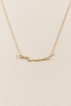 Francesca Inchess Laurel Branch Pendant - Gold