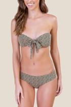 Francesca's Katrina Classic Swimsuit Bottoms - Taupe