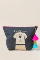 Francescas I Ruff You Cosmetic Bag - Black
