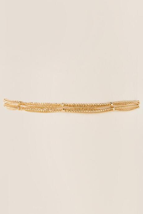 Francesca's Koko Mixed Chain Choker - Gold