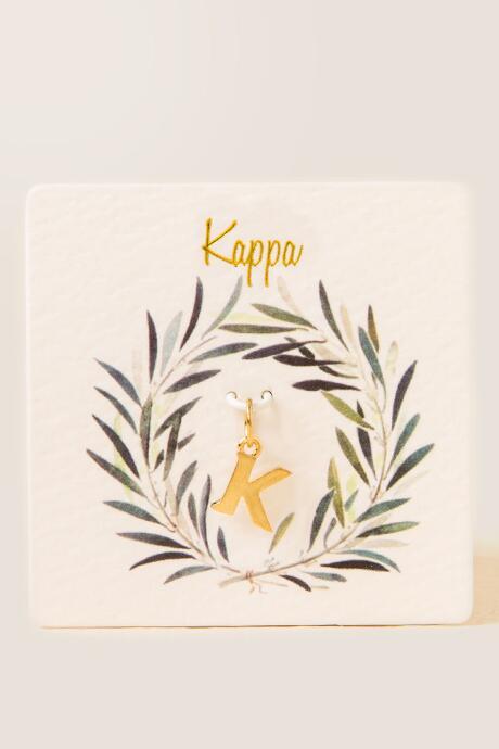 Francesca's Kappa Greek Letter Charm - Gold