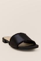 Chinese Laundry Pattie Satin Slide - Black