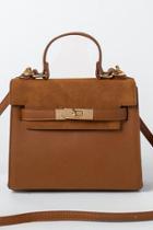 Francesca's Lani Mini Structured Satchel - Tan