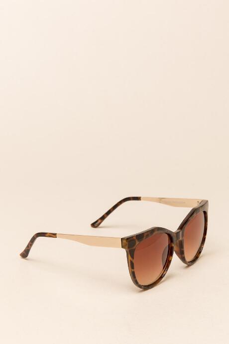 Francesca's Midas Touch Sunglasses In Tortoise Shell - Tortoise