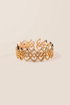 Francesca's Juliet Upside Down Hearts Ring - Gold