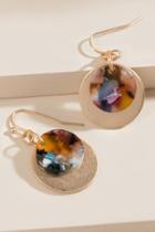 Francesca's Cristina Coin Drop Earrings - Multi