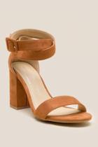 Francesca Inchess Chinese Laundry Bahia Double Ankle Wrap Heel - Tan