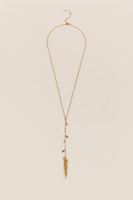 Francesca's Callie Leaves Delicate Necklace - Gold