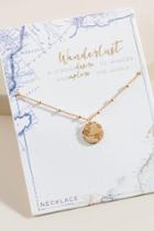 Francesca's World-traveler-globe-pendant-in-gold - Gold