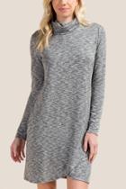 Francesca Inchess Anaya Tulip Front Dress - Heather Gray