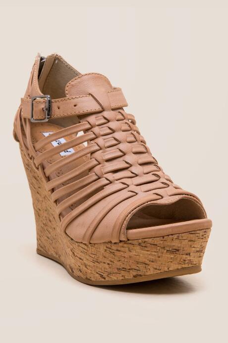Francesca Inchess Not Rated Jolina Platform Wedge - Blush