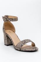 Cl By Laundry Jody6 Ankle Strap Heel - Snake